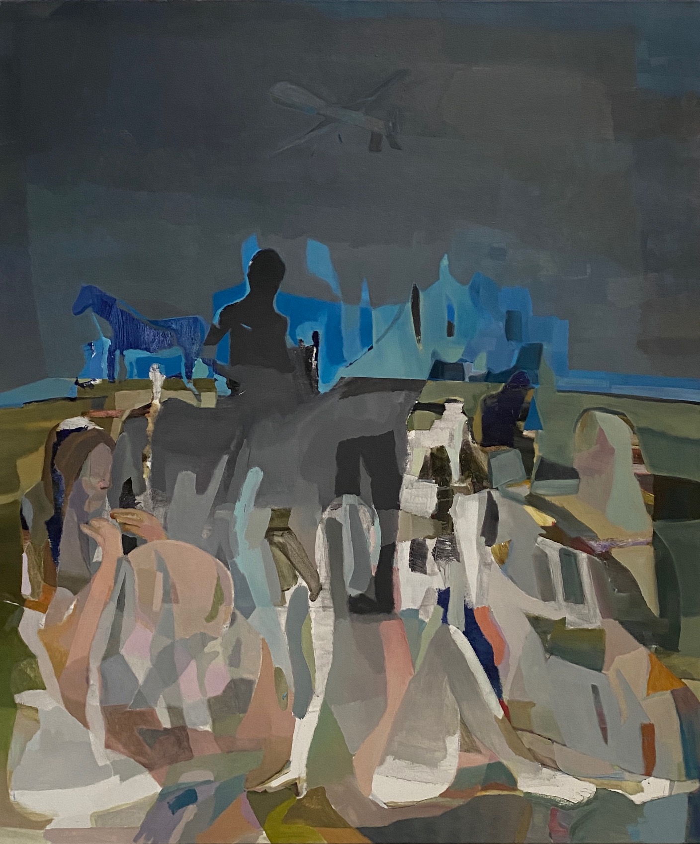Daniel Mohr - Isis (2020) Daniel Mohr, Isis, 200 x 170 cm, oil on canvas, 2020