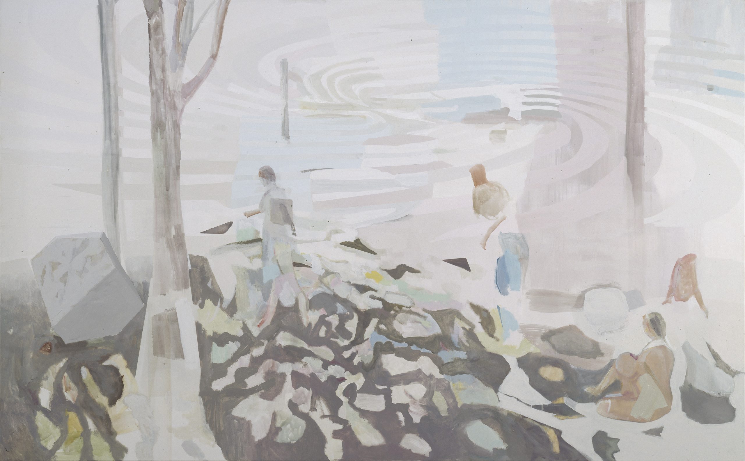 Daniel Mohr - Wirbel (2009) Daniel Mohr, Wirbel, 180x290 cm, oil on canvas, 2009