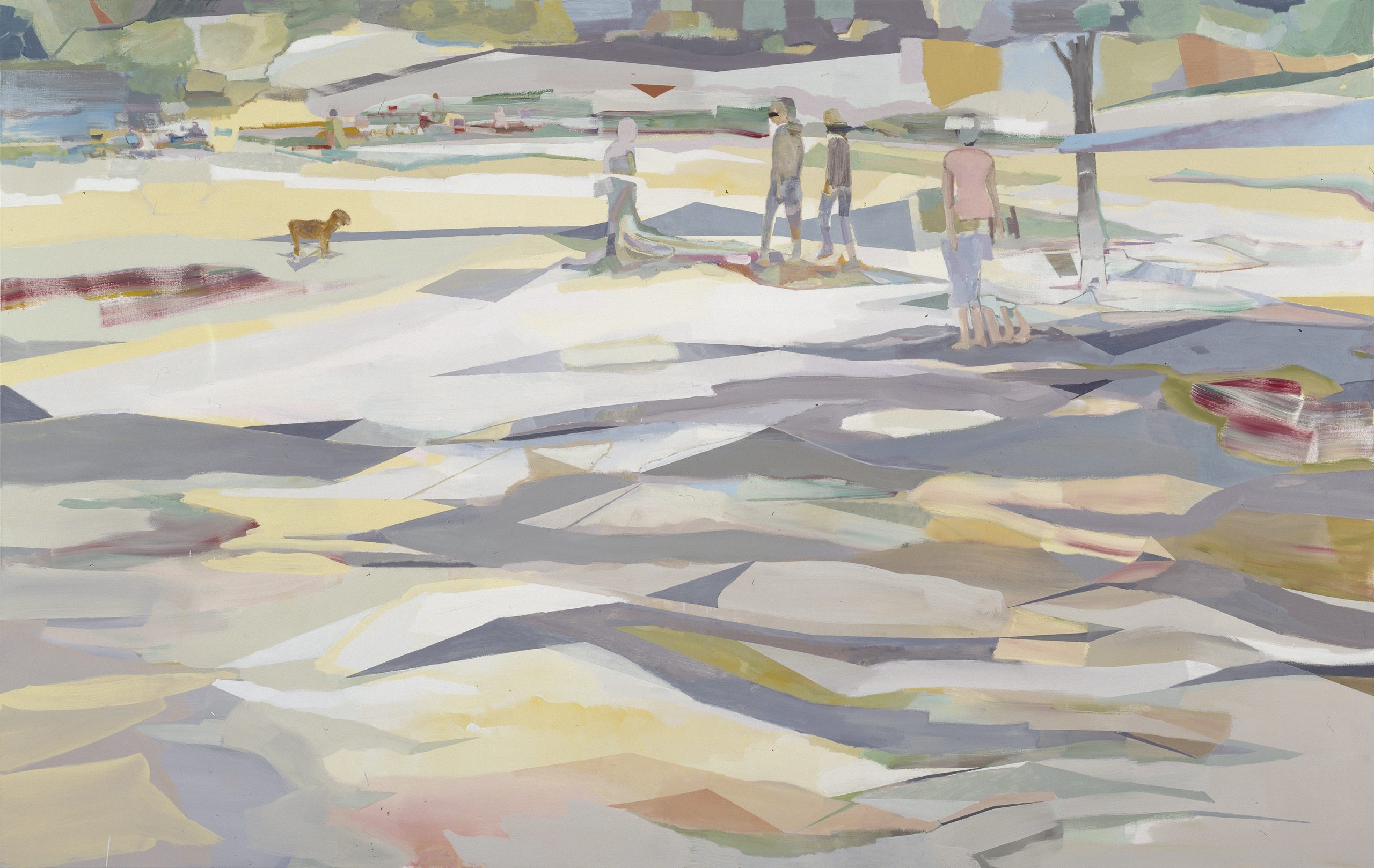 Daniel Mohr - Parkszene (2008) Daniel Mohr, Parkszene, 180x290 cm, oil on canvas, 2008