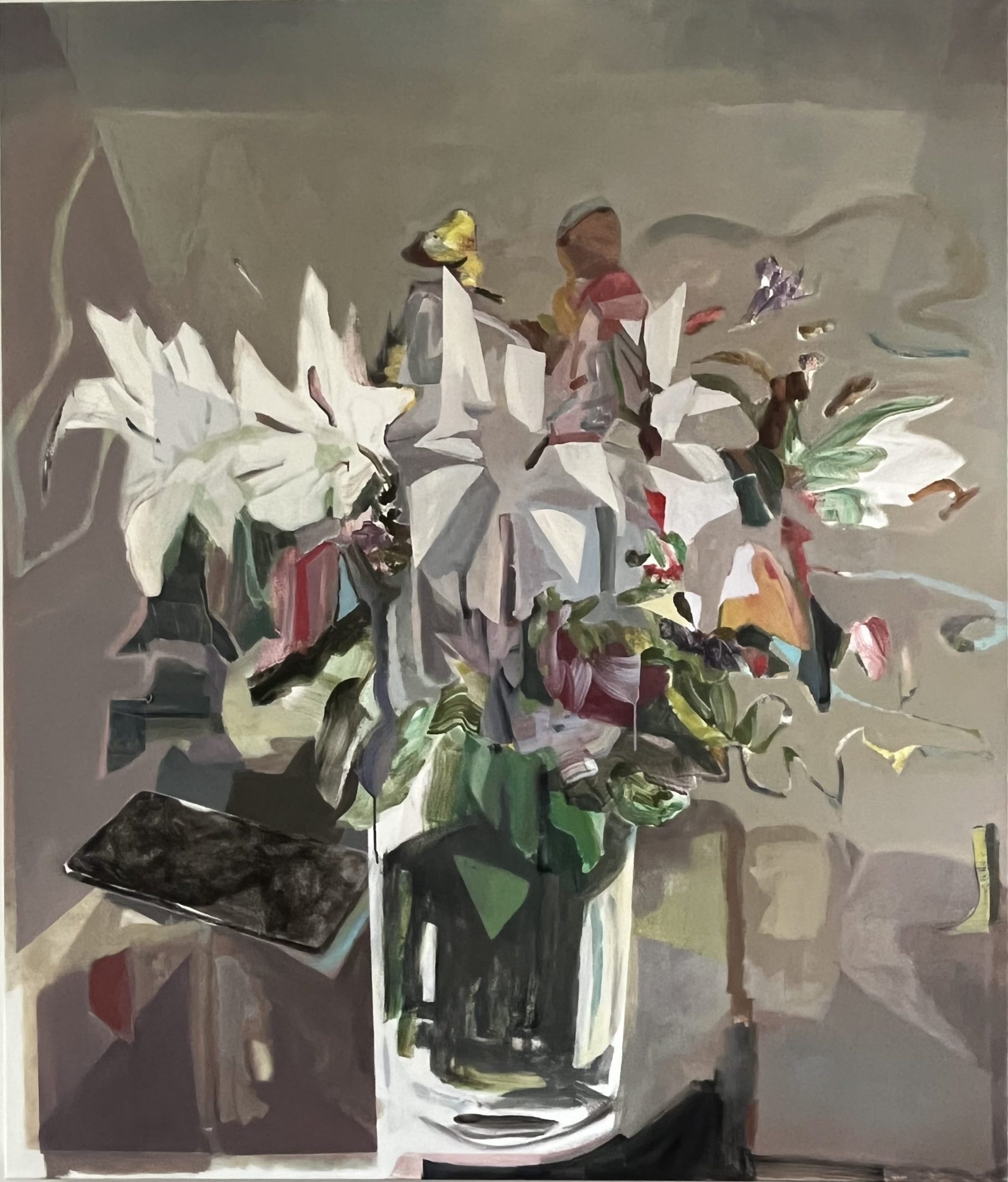 Daniel Mohr - Stillleben (2023) Daniel Mohr, Stillleben, 200 x 170 cm, oil on canvas, 2023