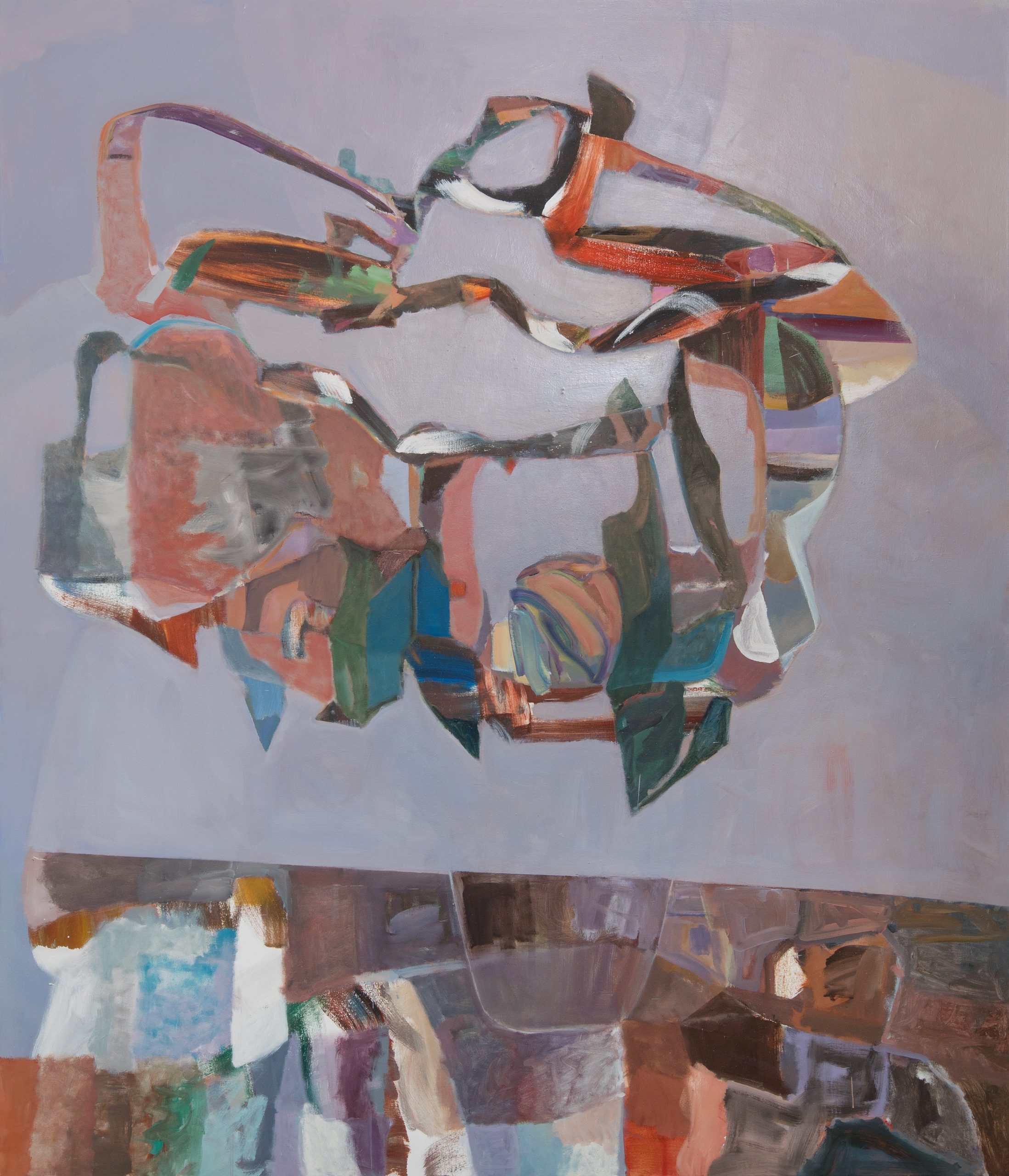 Gebilde, 200x170cm, oil on canvas Gebilde, 200x170cm, oil on canvas