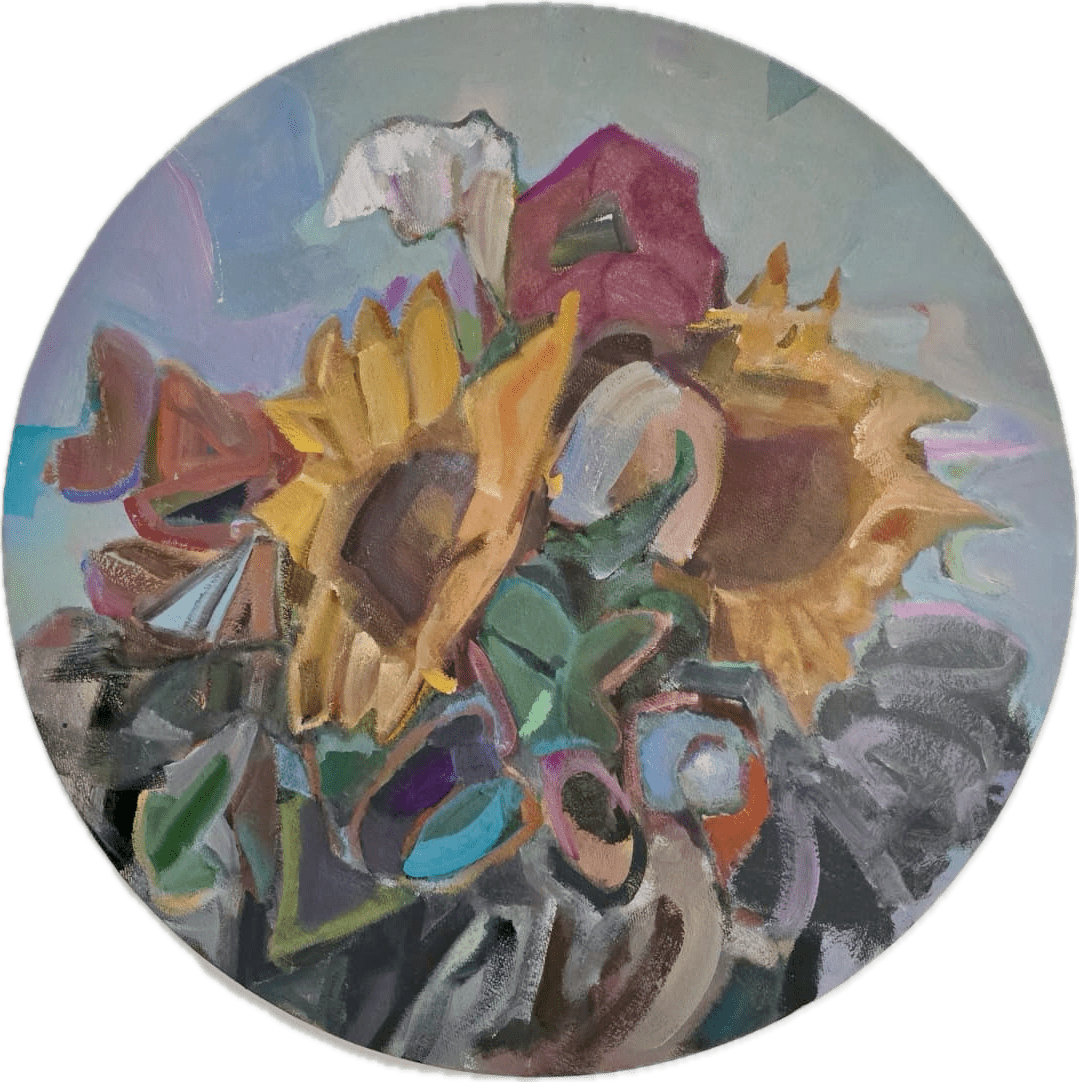 Sphäre, Oil on canvas, 50cm Sphäre, Oil on canvas, 50cm